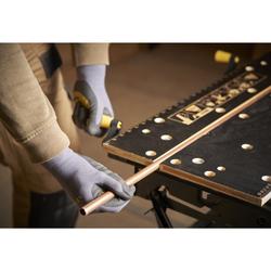 Stanley Workmate Deluxe mit Bambus-Arbeitsplatte und Stahlrahmen-Konstruktion, duale Arbeitshöhe, belastbar bis 250kg Nr. STST83800-1