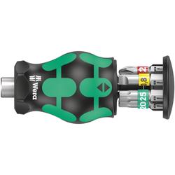 Wera Bits-Handhalter mit 6 Bits Kraftform Kompakt Stubby Magazin 1 Nr. 05008873001