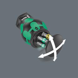 Wera Bits-Handhalter mit 6 Bits Kraftform Kompakt Stubby Magazin 1 Nr. 05008873001