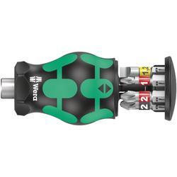 Wera Bits-Handhalter mit 6 Bits Kraftform Kompakt Stubby Magazin 2 Nr. 05008874001
