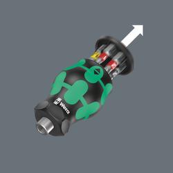 Wera Bits-Handhalter mit 6 Bits Kraftform Kompakt Stubby Magazin 2 Nr. 05008874001