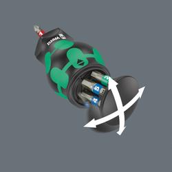 Wera Bits-Handhalter mit 7 Bits, Edelstahl Bicycle Set 11 Nr. 05004179001