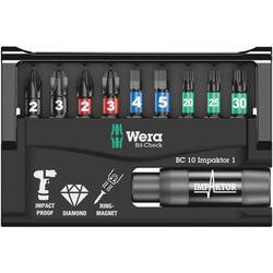 Wera Bit-Sortiment Bit-Check 10 Impaktor 1 Nr. 05057680001
