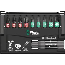 Wera Bit-Sortiment Bit-Check 10 Impaktor 2 Nr. 05057682001