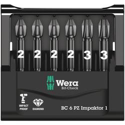 Wera Bit-Sortiment Bit-Check 6 PZ Impaktor 1 Nr. 05057692001