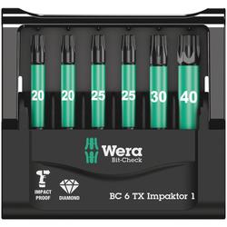 Wera Bit-Sortiment Bit-Check 6 TORX Impaktor 1 Nr. 05057693001