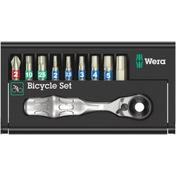 Wera Bit-Sortiment, Edelstahl mit Ratsche Bicycle Set 9 Nr. 05004177001