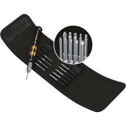 Wera Falttasche mit 44mm langen Bits Kraftform Kompakt Micro-Set ESD/11 Nr. 05073670001