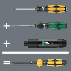 Wera Falttasche mit 70mm langen Bits Kraftform Kompakt 900 Imperial Set 1 Nr. 05018111001