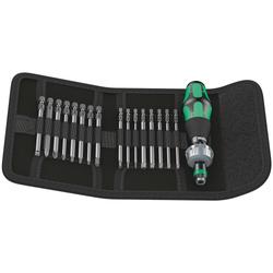 Wera Falttasche mit 89mm langen Bits Kraftform Kompakt 60 RA Imperial Nr. 05051041001
