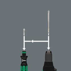 Wera Falttasche mit 89mm langen Bits Kraftform Kompakt 62 Nr. 05059297001