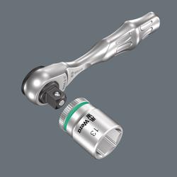 Wera Knarre mit 1/4 Zoll-Antrieb 8008 A Zyklop Mini 3 Nr. 05003793001