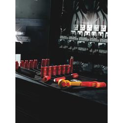 Wera Knarrensatz, isoliert, Umschalthebel, 3/8 Zoll, metris 8100 SB VDE 1 Nr. 05004970001