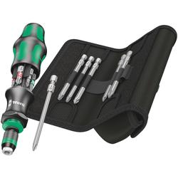 Wera Kombi-Schrauber mit 6 Bits mit Tasche Kraftform Kompakt 20 Tool Finder 2 Nr. 05051017001
