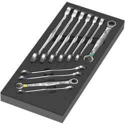 Wera Maul-Ringratschenschlüssel-Satz, 11-teilig 9730 Schaumstoffeinlage 6000 Joker Set 1 Nr. 05150120001