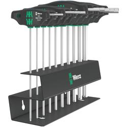 Wera Schraubendrehersatz Quergriff, Haltefunktion 454/10 HF Set Imperial 2 Nr. 05023454001