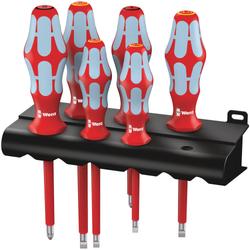 Wera Schraubendrehersatz, Edelstahl + Rack 3165 i/6 Rack Nr. 05022745001