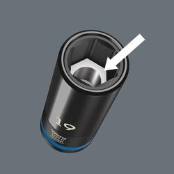 Wera SteckschlüsseleinsatZoll-Satz, 1/2 Zoll-Antrieb Wheel Impaktor C Set 1 Nr. 05004595001