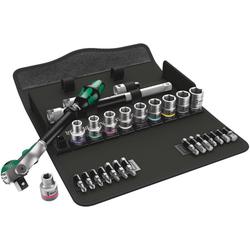 Wera Steckschlüsselsatz 1/2 Zoll-Antrieb, zöllig 8100 SC 9 Zyklop Speed-Knarrensatz Nr. 05004079001