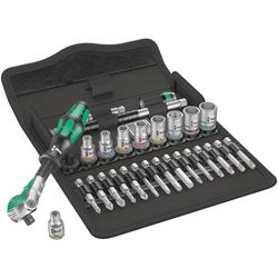 Wera Steckschlüsselsatz 1/4 Zoll-Antrieb, metrisch 8100 SA 6 Zyklop Speed-Knarrensatz Nr. 05004016001