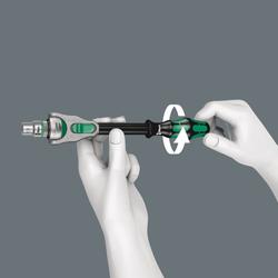 Wera Steckschlüsselsatz 1/4 Zoll-Antrieb, zöllig 8100 SA 4 Zyklop Speed-Knarrensatz Nr. 05003535001