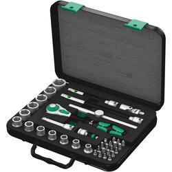 Wera Steckschlüsselsatz 3/8 Zoll-Antrieb, zöllig 8100 SB 4 Zyklop Speed-Knarrensatz Nr. 05003596001