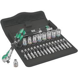 Wera Steckschlüsselsatz 3/8 Zoll-Antrieb, zöllig 8100 SB 9 Zyklop Speed-Knarrensatz Nr. 05004049001
