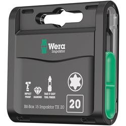 Wera TORX-Bits Bit-Box 15 Impaktor TORX 20 Nr. 05057772001