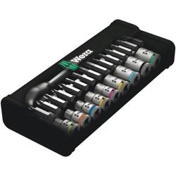 Wera Umschalthebel, 1/4 Zoll-Antrieb, metrisch 8100 SA 8 Zyklop Metall-Knarrensatz Nr. 05004018001