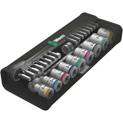 Wera Umschalthebel, 3/8 Zoll-Antrieb, zöllig 8100 SB 11 Zyklop Metall-Knarrensatz Nr. 05004051001