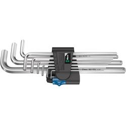 Wera Winkelschlüsselsatz mit Haltefunktion 950/9 L Hex-Plus HF 1 Nr. 05022130001