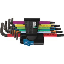 Wera Winkelschlüsselsatz mit Haltefunktion 967/9 TORX Multicolour HF 1 Nr. 05024179001