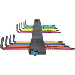 Wera Winkelschlüsselsatz mit Haltefunktion, lang 967/9 TORX XL Multicolour HF 1 Nr. 05024470001