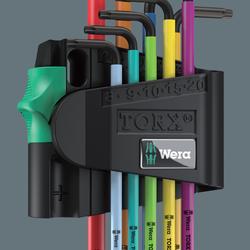 Wera Winkelschlüsselsatz, BlackLaser 967/9 TORX BO Multicolour 1 Nr. 05024335001