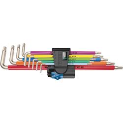 Wera Winkelschlüsselsatz, Haltefunktion, Edelstahl 3967/9 TORX SXL Multicolour HF Stainless 1 Nr. 05022689001