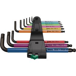 Wera Winkelschlüsselsatz, metrisch, BlackLaser 950/9 Hex-Plus Multicolour 1 Nr. 05022089001