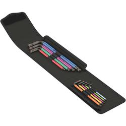 Wera Winkelschlüsselsatz, Multicolour, zöllig 950/9 Hex-Plus Imperial 1 Nr. 05022639001