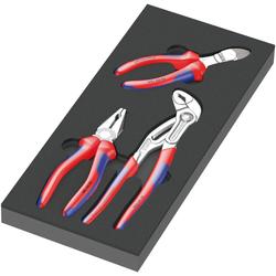 Wera Zangen-Satz, 3 teilig 9780 Schaumstoffeinlage KNIPEX Zangen Set 1 Nr. 05150180001