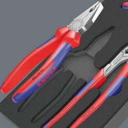 Wera Zangen-Satz, 3 teilig 9780 Schaumstoffeinlage KNIPEX Zangen Set 1 Nr. 05150180001