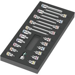 Wera Zyklop Bitnusssatz, 3/8 Zoll, 22-teilig 9723 Schaumstoffeinlage Zyklop B Bitnuss Set 1 Nr. 05150113001