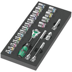 Wera Zyklop Knarren-Satz, 3/8 Zoll, 23-teilig 9721 Schaumstoffeinlage 8000 B Zyklop Set 1 Nr. 05150111001
