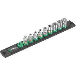 Wera Zyklop Steckschlüsseleinsatz-Satz, 1/4 Zoll Nuss-Magnetleiste A 4 Nr. 05005400001