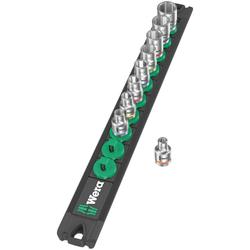 Wera Zyklop Steckschlüsseleinsatz-Satz, 1/4 Zoll Nuss-Magnetleiste A Imperial 1 Nr. 05005420001