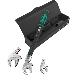 Wera 4-teiliger Click-Torque Drehmomentschüssel-Satz 9530 Drehmomentschlüssel-Set für Wärmepumpen/Klima Nr. 05136076001