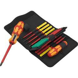 Wera Kraftform Kompakt VDE 17 RA 1, Set 17-teilig, mit Ratschenfunktion Nr. 05006618001