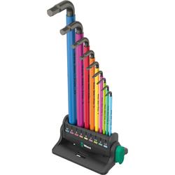 Wera Winkelschlüsselsatz, metrisch, BlackLaser 950/9 Hex-Plus Multicolour 3 Nr. 05133165001