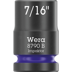 Wera Steckschlüsseleinsatz mit 3/8 Zoll-Antrieb 8790 B Impaktor 7/16 Zoll Nr. 05005517001