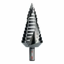 Ruko ULTIMATECUT Stufenbohrer HSSE-Co 5 mit FLOWSTEP® Spitze, Größe 3, Stufendurchmesser 9, 13, 16, 19, 21, 23, 26, 29, 32, 35, 38mm, Stufenanzahl 11 Nr. 101653E
