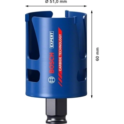 Bosch EXPERT Construction Material Lochsäge, 51x60mm, für Dreh- und Schlagbohrer Nr. 2608900463