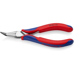 Knipex Elektronik-Greifzange mit Mehrkomponenten-Hüllen 145 mm Nr. 35 82 145 SB